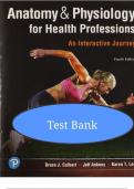Test Bank for Anatomy and Physiology for Health Professions&colon; An Interactive Journey&comma; 4th Edition by Bruce Colbert &lpar;2019&rpar; &ndash; Complete Chapters 1&ndash;19 &vert; Verified Study Guide & Exam Prep