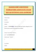 HASHICORP CERTIFIED TERRAFORM ASSOCIATE BUNDLED EXAMS 2025 &lpar;QUESTIONS AND ANSWERS&rpar;