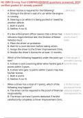 NC DMV Driving Test COMPREHENSIVE questions answered&comma; 2025 verified graded A&plus; already passed&excl;