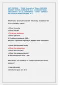ANP1105 FINAL - I  EXAM  University of Ottawa  2025&sol;2026  NEWEST &sol; ACTUAL COMPLETE REAL EXAM QUESTIONS             AND CORRECT DETAILED ANSWERS &lpar; EXPERT  VERIFIED   SOLUTION&rpar; ALREADY GRADED A&plus;&excl;&excl; 