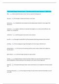 TSFA Floral Design Review Exam &vert; Questions with Correct Answers &vert; 100&percnt; Pass