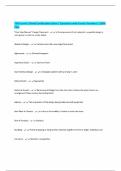 TSFA Level 1 Floral Certification Exam &vert; Questions with Correct Answers &vert; 100&percnt; Pass