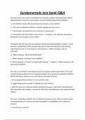 fundamentals test bank Q&A