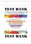 TEST BANK Davis Advantage for Fundamentals Of Nursing &lpar;2 Volume Set&rpar;&comma; 4th Edition&comma; Judith M&period; Wilkinson&comma; Leslie S&period; Treas&comma; Karen L&period; Barnett Mable H&period; Smith