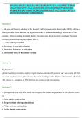  BIO 101 & NCLEX&sol;NCLEX-RN Exam &ndash; 2025&sol;2026 &ndash; 1675 Verified Questions and Answers &lpar;Graded A&plus; for Guaranteed Success&rpar;