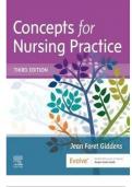 Test Bank for Concepts for Nursing Practice &lpar;3rd Ed&rpar; By Jean Giddens&vert; Complete Guide All Chapters 2024