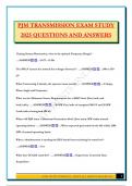 PJM TRANSMISSION EXAM STUDY 2025 QUESTIONS AND ANSWERS
