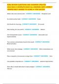EDDA REVIEW QUESTIONS AND ANSWERS UPDATED 2024&sol;2025 A COMPLETE EXAM ALL ANSWERS 100&percnt; CORRECT VERIFIED BEST GRADED TO SCORE A&plus; FOR SUCCESS