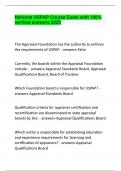 National USPAP Course Exam 2025 &ndash; Verified Questions and 100&percnt; Correct Answers