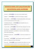 NYSTCE ESOL CST &lpar;116&rpar; EXAM 2025 QUESTIONS AND ANSWERS