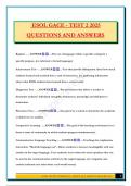 ESOL GACE - TEST 2 2025 QUESTIONS AND ANSWERS