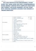 Exam &lpar;elaborations&rpar; NCC EFM CERTIFICATION   