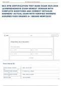 Exam &lpar;elaborations&rpar; NCC EFM CERTIFICATION  