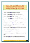 ESOL BUNDLED EXAMS 2025 &lpar;QUESTIONS AND ANSWERS&rpar; 