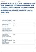 Exam &lpar;elaborations&rpar; CSC - Cyber Secure Coder 