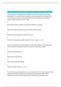 UWorld NCLEX-RN TEST 2 Exam &vert; Questions with Correct Answers &vert; 100&percnt; Pass
