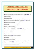 &grave;BARBRI - MPRE EXAM 2025 QUESTIONS AND ANSWERS