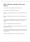 HSCC 330 Exam 1 questions with correct answers