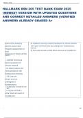 Exam &lpar;elaborations&rpar;  BSN 205  