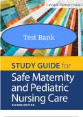 Test Bank for Safe Maternity and Pediatric Nursing Care&comma; 2nd Edition by Luanne Linnard-Palmer &ndash; Complete Study Guide & Verified Exam Prep