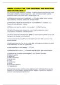 AMEDD CCC PRACTICE EXAM QUESTIONS AND SOLUTIONS 2025&sol;2026 GRADED A&plus;