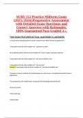 NURS 552 Practice Midterm Exam &lpar;2025&sol;2026&rpar;&colon;Progressive Assessment with Detailed Exam Questions and Correct Answers with Rationales&comma; 100&percnt; Guaranteed Pass Graded A&plus;&period;