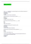 INFS TEST 2 WITH CORRECT ANSWERS 100&percnt; 