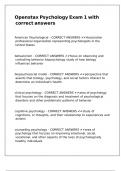 Openstax Psychology Exam 1 with correct answers&period;