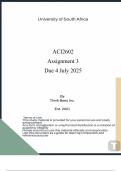 ACI2602 Assignment 3 &lpar;Comprehensive Response&rpar; Due 4 July 2025