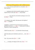CTS Certified Technology Specialist &ndash; Full Practice Exam Questions with Verified Answers &lpar;AVIXA&rpar;