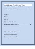 Gold Coast Real Estate Ultimate Exam Prep Guide&colon; Questions & Answers for Success
