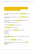 NAPLEX Review Questions and Detailed Correct Answers &ndash; Latest 2024&sol;2025 Download &ndash; Best Exam Solution Graded A&plus;