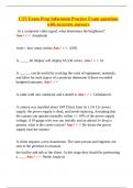  CTS Exam Prep &ndash; Infocomm AVIXA Practice Exam Questions with Accurate Answers