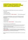  ACSM EP Exam &ndash; 392 Verified Questions and Correct Answers &lpar;2024&sol;2025&rpar; &ndash; Latest Update Rated A&plus;