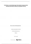 INT220 Nike Case Study Global Supply Chain Module 6 Assignment Global Dimensions in BUSINESS Southern New Hampshire University
