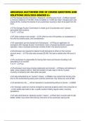 ARKANSAS AUCTIONEER END OF COURSE QUESTIONS AND SOLUTIONS 2025&sol;2026 GRADED A&plus;