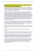 ARKANSAS AUCTIONEER EXAM SCRIPT QUESTIONS AND SOLUTIONS 2025&sol;2026 GRADED A&plus;