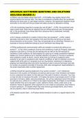 ARKANSAS AUCTIONEER QUESTIONS AND SOLUTIONS 2025&sol;2026 GRADED A&plus;
