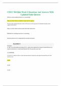 COUC 504 Quiz Week 1 Questions And Answers With Updated Study Quizzes
