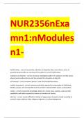 NUR2356nExamn1&period;pdf