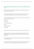 Marriott Review Questions with 100&percnt; Correct Answers &vert; Verified &vert;Latest version 2025