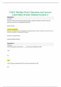 COUC 504 Quiz Week 4 Questions And Answers Latest Study Practice Solutions Graded A&plus;