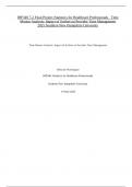 IHP340 7-2 Final Project &vert;Statistics for Healthcare Professionals&lowbar; Time Motion Analysis&colon; Impact of Scribes on Provider Time Management 2025 Southern New Hampshire University