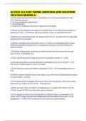 AZ POST ALL PAST PAPERS QUESTIONS AND SOLUTIONS 2025&sol;2026 GRADED A&plus;