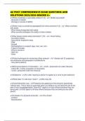 AZ POST COMPREHENSIVE EXAM QUESTIONS AND SOLUTIONS 2025&sol;2026 GRADED A&plus;