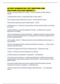 AZ POST EXAMINATION TEST QUESTIONS AND SOLUTIONS 2025&sol;2026 GRADED A&plus;