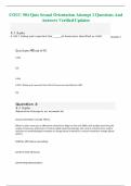COUC 504 Quiz Sexual Orientation Attempt 2 Questions And Answers Verified Updates