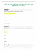 COUC 522 Quiz 1 Questions And Answers Verified Study Solutions Latest Updates