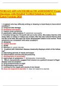 NURS 612 ADVANCED HEALTH ASSESSMENT Exam 3 Questions with Detailed Verified Solutions Grade A&plus; Latest Versions 2025&period;