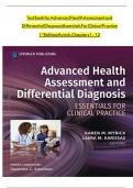  TEST BANK Advanced Health Assessment and Differential Diagnosis Essentials for Clinical Practice 1st Edition Myrick 